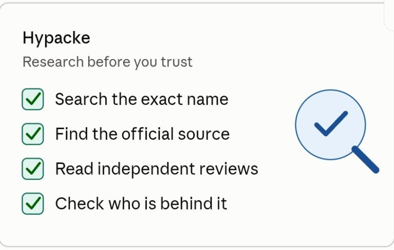 Hypacke: How to Research a New Name Before You Trust It